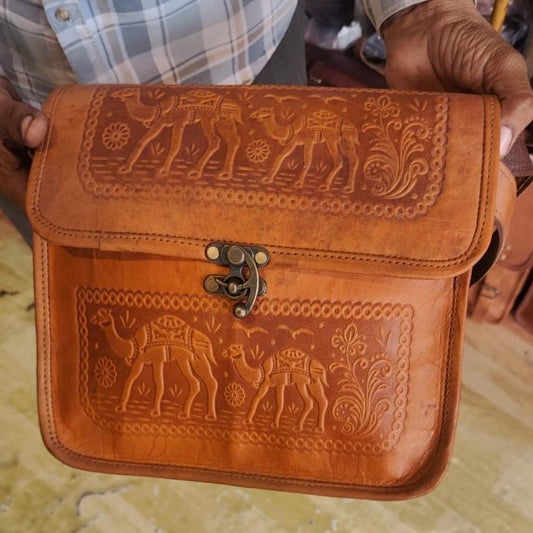 Designer Elephant Leather Bag